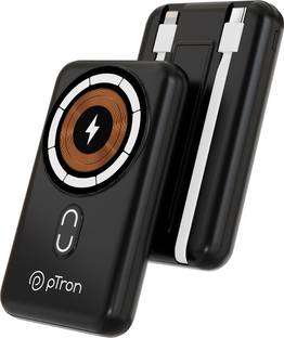 PTron 10000 mAh 22.5 W Wired & Wireless With MagSafe Nano Power Bank