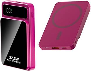 TEXOVERA 10000 mAh 22.5 W Wired & Wireless With MagSafe Compact Pocket Size Power Bank