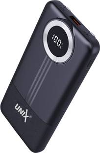 Unix 10000 mAh 15 W Compact Pocket Size Power Bank