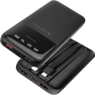 ZEBRONICS 10000 mAh 20 W Slim Power Bank