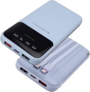 ZEBRONICS 10000 mAh 20 W Slim Power Bank