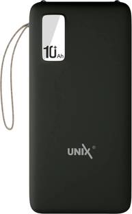 Unix 10000 mAh 15 W Compact Pocket Size Power Bank