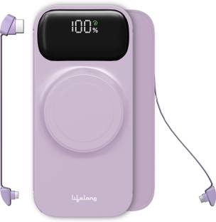 Lifelong 10000 mAh 22.5 W Wired & Wireless With MagSafe Compact Power Bank