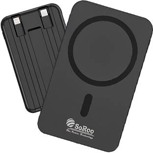 Soroo Future 10000 mAh 30 W Wired & Wireless Compact Pocket Size Power Bank