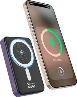 DR VAKU 10000 mAh 15 W Wired & Wireless With MagSafe Mini Pocket Size Power Bank