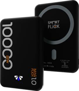 SmartFlick 10000 mAh 22 W Wired & Wireless With MagSafe Compact Pocket Size Power Bank