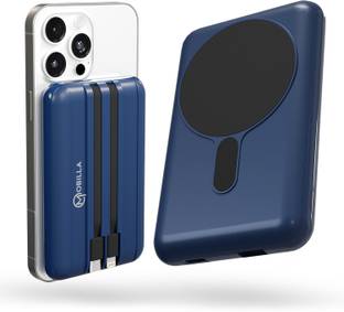 Mobilla 10000 mAh 22.5 W Wired & Wireless With MagSafe Compact Pocket Size Power Bank
