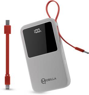 Mobilla 10000 mAh 22.5 W Compact Pocket Size Power Bank
