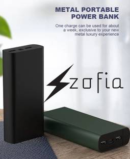 zofia 15000 mAh 18 W Compact Pocket Size Power Bank