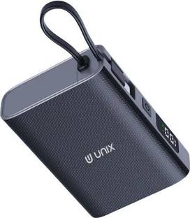 Unix 10000 mAh 15 W Compact Pocket Size Power Bank
