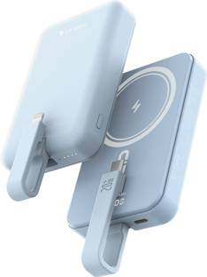 DR VAKU 10000 mAh 15 W Wired & Wireless With MagSafe Mini Pocket Size Power Bank