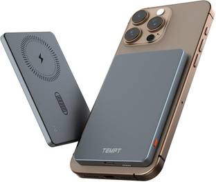 TEMPT 5000 mAh Wireless With MagSafe Compact Pocket Size Power Bank