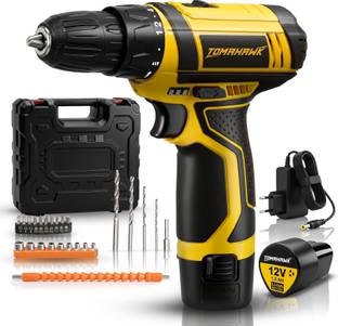 Tomahawk T7600 Cordless Screwdriver & Drill Set 25pcs - Compact and Powerful Light weight Cordless Dri...