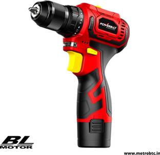PowerBilt PBT-CL-BL 12V CORDLESS BRUSHLESS DRILL 12V LI-ION BATTERY & CHARGER Cordless Drill