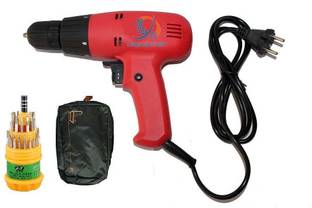 Digital Craft Electric Screwdriver Drill 10MM & Screw Driver Pistol Grip Drill