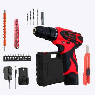 Hillgrove HGCM1561M1 12V 10mm Electric Wireless Mini Cordless Charging Screw Drilling HGCM1561M1 Wall ...