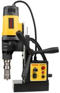 Polymak PM38MDAC Metal Drilling Machine, 650 rpm load speed, powerful motor 1620 watt Magnetic Drill