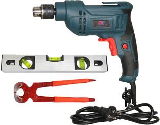Digital Craft 100% Copper Winding Electric 600w Reversible Drill Machine 10MM,8"Inch Pincer Plier,12' ...