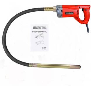 KOUREVON 1400W Heavy duty Concrete Vibrator 13000 VPM 35mm with 5 Feet Needle 1400W Heavy duty Concrete Vibrator 13000 VPM 35mm with 5 Feet Needle Pistol Grip Drill