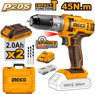 INGCO Lithium-Ion Impact CIDLI201452 Cordless Drill