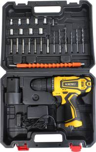 Maf Pro MCK10012 12V Cordless Drill/Screwdriver Kit Dual Speed Keyless Chuck Torque Setting (25+1), LE...