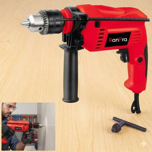 RanPra 13MM DRILL | HEAVY DUTY WITH REVERSE FUNCTION 13MM DRILL MACHINE Pistol Grip Drill