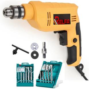 Mamodiaz Relfa RF-ED-10LR 450W With Mansory Bit reversible drill machine with Left Right Rotation & 13...