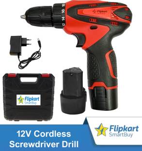 Flipkart SmartBuy 10mm Cordless Drill Driver With 2Pcs Batteries 1x Charger FSB CSD10 Cordless Drill