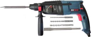 Inditrust WITH 6 MONTHS WARRANTY 100% Copper Winding 26mm 1200W reversible rotary hammer drill machine SDS plus with 3 mode operation bits and carrying box Rotary Hammer Drill