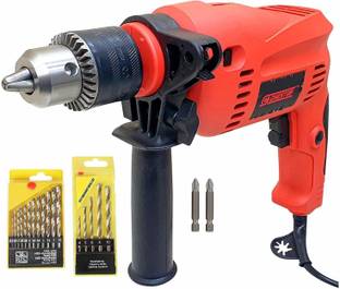 CHESTON 13mm Impact Machine Reversible Hammer Driver Variable Speed Screwdriver CHD-13RE-13MM.KIT. Pistol Grip Drill