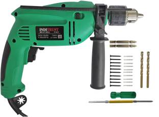 Inditrust 6 Month Warranty 100% Copper Winding 700W 13mm Electric Impact Drill machine with 2pc Masonr...
