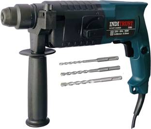 Inditrust 6-Month Warranty 900w 100% Copper Winding new 20mm rotary hammer drill machine with 3 bits a...