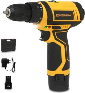 Tomahawk DMD-4100 Cordless Drill 350/1350 RPM 2 X 1.5Ah Batteries LED Light Cordless Drill