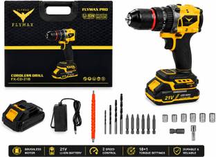 Mat max CORDLESS DRILL DRIVER | 21V LI-ION BATTERY | 2 SPEED|50NM MAX TORQUE FX-CD-21B Cordless Drill