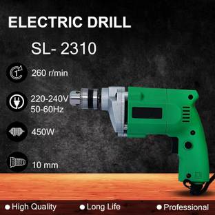 WunderVoX 10MM Professional Powerful Heavy Drill Machine PDM-09 Pistol Grip Drill