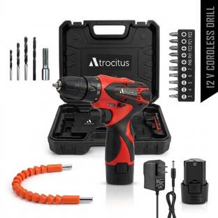 Atrocitus Cordless Drill_10mm_12V_1350RPM ATR93__12V(Kit)_CDCordless Drill_10mm_12V_1350RMP Cordless D...