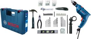 BOSCH Bosch GSB600 Corded Electric Impact Drill with Kit, 600 Watt, Pistol Grip Drill