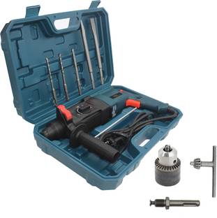 Hillgrove MCGH1031M6 26mm Hammer Impact Drill Machine Forward/Reverse Rotation with 5Pcs SDS Plus Bits...