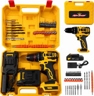AUTOPOWER 20V Cordless Drill Machine Kit with Battery & 21 Accessories AP-CD20V-21PCS Cordless Drill