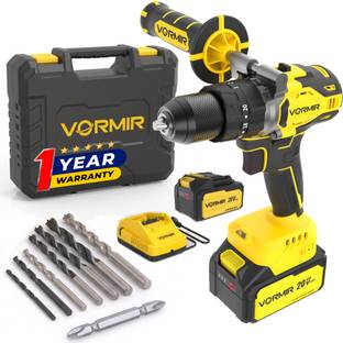 iBELL VORMIR VR BD21-80 Brushless Cordless Impact Drill, 80 Nm Torque, 20V, 0–2000 RPM, 30000 IPM,13mm...