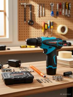 IZOM Cordless Driver kit, 12V with Accessories IM-DKC12V-38 IM-DKC12V-38 Cordless Drill