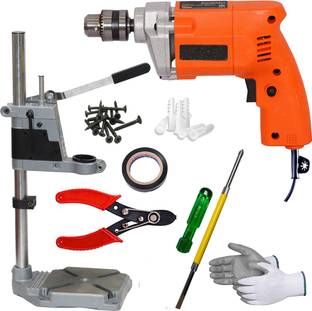 Digital Craft 10mm 400W Drill Machine With Drill Stand 2 In 1 Screw Driver,Wire Stripper Compact Tool ...