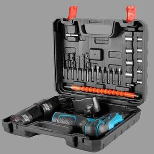 XTOOLS CD-12V Cordless Screwdriver Cum Drill Accessories tool kit Set Reversible machine set Cordless ...