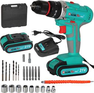 Digital Craft 21V Max Cordless Drill Driver Kit with 2 Modes (Drill & Impact) Dual Speed 0–350 /1400 R...