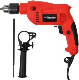 FADMAN 750 Watt Professional Reverse Rotation FD-750WRED Electric Pistol Grip Drill