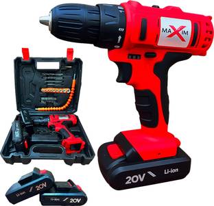 RanPra 20V MAXIM CORDLESS DRILL HEAVY DUTY WITH FORWORD AND REVERSE FUNCTION 21 V /SCREWDRIVER MACHINE...