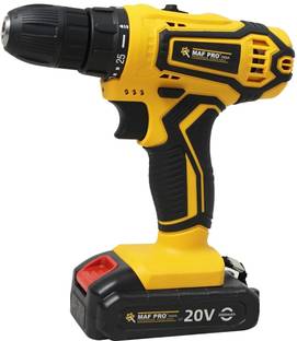 XDLB MAF PRO Portable Cordless Drill Machine | 25 Nm Torque 2 Seed Mode | 3 Mode Setting | Forward And Backward | Led Light Pistol Grip Drill
