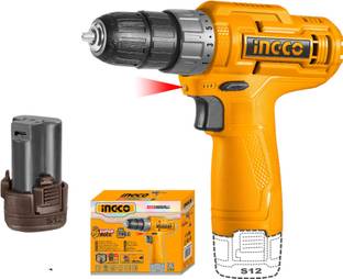 INGCO Cordless Drill with a 1.5Ah Battery, 15+1, 20NM 750rpm CDLI12428 Cordless Drill