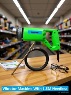 Sauran Heavy Duty Concrete Needle Vibrator Machine With 1.5 Meter Rod (VNM33) Pistol Grip Drill