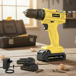 RanPra 21Volt Max Cordless Drill Kit (Includes 2 Batteries) Cordless Drill
